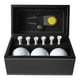 thumbnail image 2 of Juego de regalo de pelotas de golf, regalo de golf para hombres con caja de cuero PU, 6 tees de golf, pelotas de golf para niños adultos abuelo papá c Herramienta de división amarilla, 2 of 8
