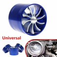 thumbnail image 1 of Aluminium Alloy Turbonator Gas Fuel Saver Supercharger Turbo Universal Fan Kit Tornado Durable Air Intake Car Accessories, 1 of 1