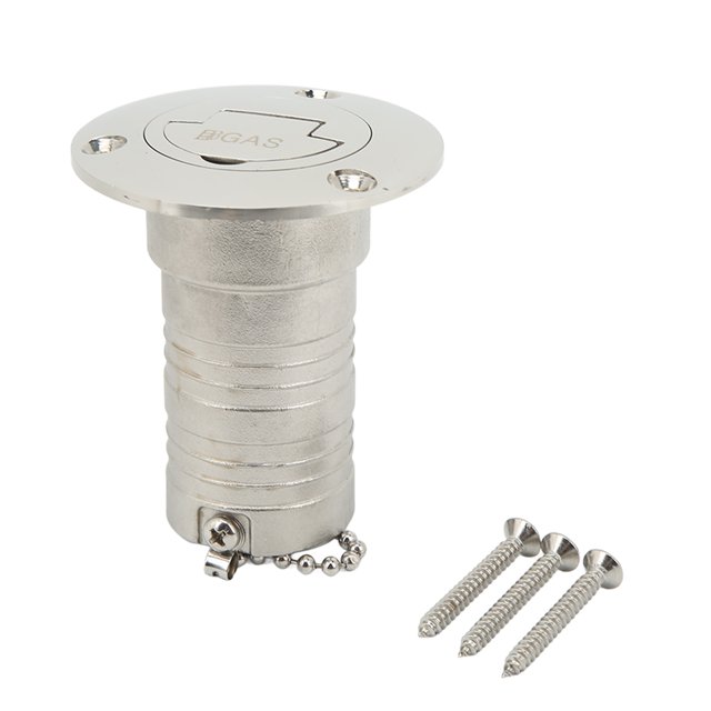 Tapa sin llave de acero inoxidable espejo pulido de cubierta de barco de relleno de cubierta sin llave de barco caravana de yate de barco gas relleno de cubierta de barco