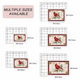 thumbnail image 6 of Christmas Cardinal Outdoor Rug 6x9 Ft, Non Slip Washable Area Rug, Winter Red Bird Vintage Xmas Berry Leaf Patio Rugs Carpet Runner, Large Floor Mat for Indoor/Outdoor Deck Porch Camping, 6 of 8