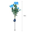 thumbnail image 4 of Luz De Noche Luz solar LED 3-Rose Flower Lawn Stake Lamps Yard Art Garden Decor (rosa), 4 of 5