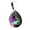 mystic-topaz, variant on Solid 925 Sterling Silver Pendant For Men Women, Natural Mystic Topaz Faceted Pear Gemstone Unique Handcrafted Pendant For Her Him