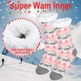 thumbnail image 2 of FOCUSSEXY Womens Fuzzy Socks with Grips Non Slip Slipper Socks Cozy Christmas Gift Warm Fluffy Gripper Socks 4 Pair, 2 of 7
