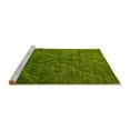 thumbnail image 2 of Ahgly Company Machine Washable Indoor Rectangle Abstract Yellow Modern Area Rugs, 2' x 5', 2 of 4
