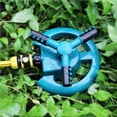 thumbnail image 5 of Aspersor giratorio Aspersores de agua Juego de riego automático Aspersor de jardín ajustable giratorio 360 3 aspersores de césped con brazo rociador giratorio, 5 of 5