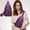 Purple, variant on Sling Bag for Men Women, Shoulder Backpack, Chest Bag, Fashionable Daypack, Outdoor Sling Pack with Earphone Hole, Lightweight Travel Bag, Multi-functional Hiking Backpack