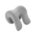 thumbnail image 4 of BELOVING Desk Sleeping Napping Pillow Removable Soft Office Chair Memory Neck Support Solid Light Gray, 4 of 10