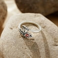 thumbnail image 4 of CHIC & ARTSY Ladybug Ring 925 Sterling Silver Ladybug Spoon Rings Cute Ladybug Ring Fashion Ladybug Rings for Women Adjustable Animal Open Ring, 4 of 7
