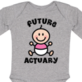 thumbnail image 4 of Inktastic Future Actuary Baby Girl Girls Long Sleeve Baby Bodysuit, 4 of 5
