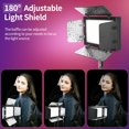thumbnail image 2 of Iluminación fotográfica EMART LED Studio con soporte para trípode, 2 paquetes, 2 of 7