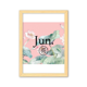 thumbnail image 1 of Cuadro de madera decorativa Loto de junio marco A4, 1 of 3