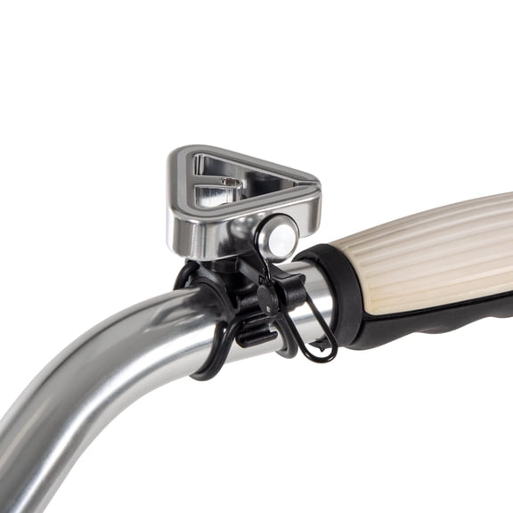 Huffy Modern Ring Bell, Fits Handlebars 22.2-31.8 mm, Easy to Attach, Silver, Unisex