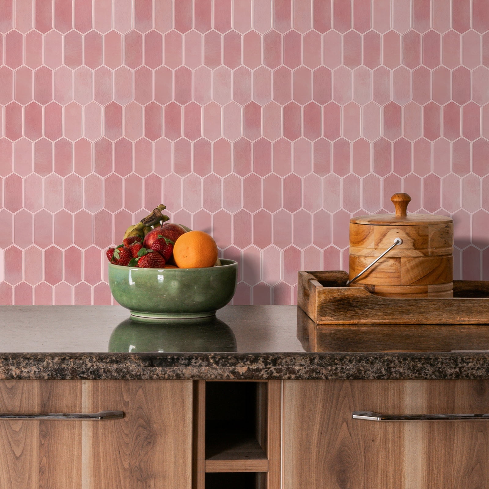 Peel And Stick Backsplash 3D Stick On Vinyl Sticker Thicker Upgrade Waterproof Mosaic Tiles 12 X 12 Inch (Set Of 10)