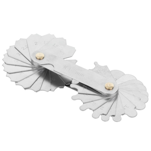 Alloy Steel Radius Gauge, R 17MM Radius Gauge Radius Measuring Tool