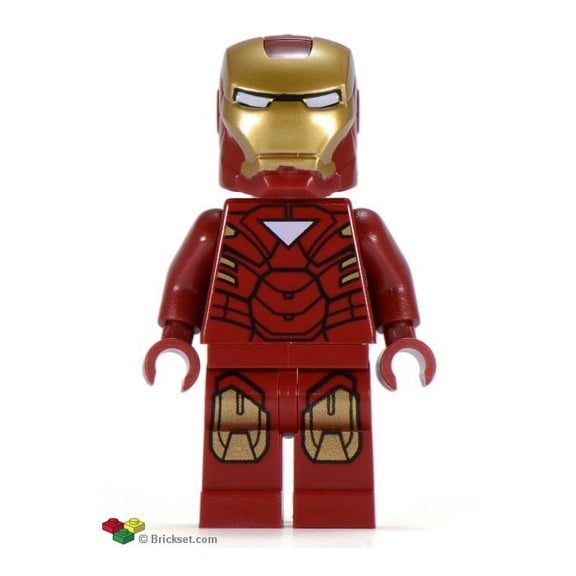 LEGO Marvel Super Heroes Avengers Iron Man with Triangle on Chest Minifigure