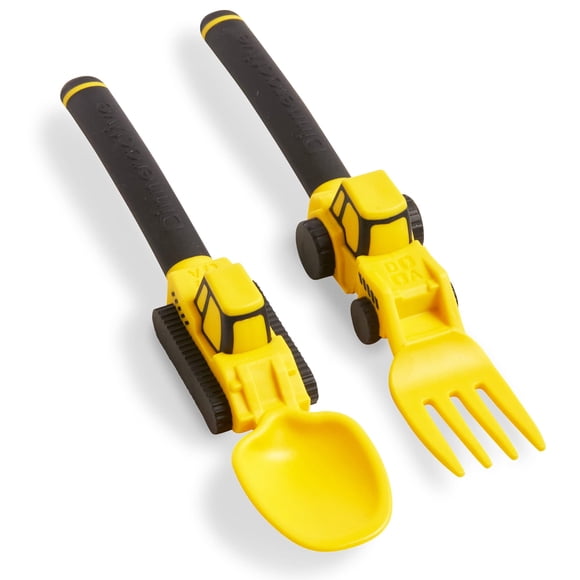 Juego de utensilios Dinneractive Construction con temática infantil