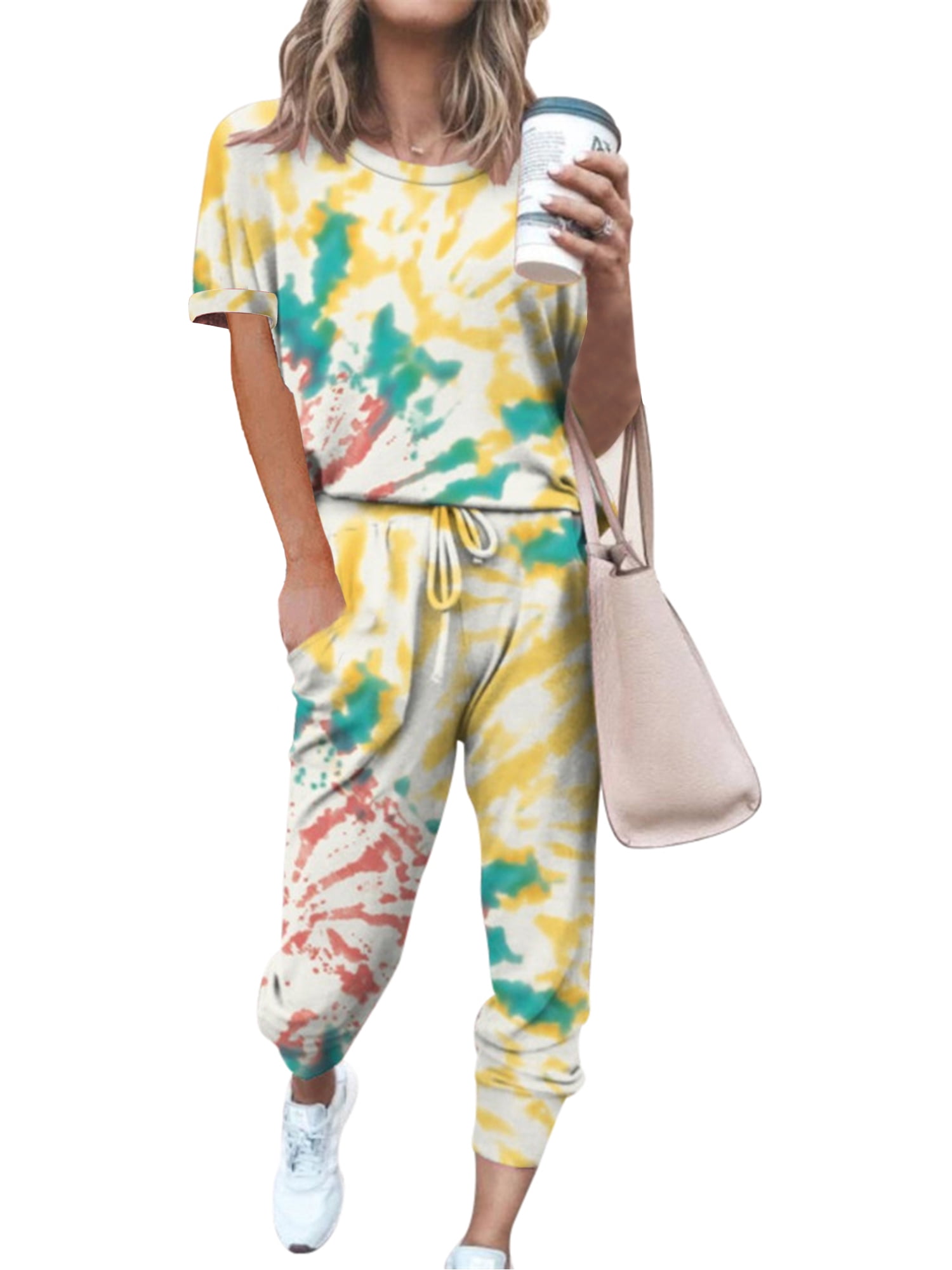 Women Cotton Tracksuit Sets 2PCS 