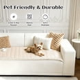 thumbnail image 5 of WETRBWEH Pet Couch Covers for Dogs,Washable Sofa Slipcovers Soft Thick, Non Slip Sofa Pad Blanket, Couch Protector from Pets, 27"x59", Beige, 5 of 9