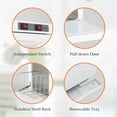 thumbnail image 4 of Hot Towel Warmer for Facials Massage, Esthetician Towel Heating Cabinet White, Aluminum Chamber, Salon Beauty Spa Barbershop Equipment,Automatic Temperature Control Functio, 4 of 7