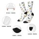 thumbnail image 5 of Fotbe Farm Roosters Calcetas Largas con Estampado para Hombre y Mujer – Calcetas de Compresión Transpirables y Elásticas, Viajar y Uso Diario Talla 5-11, 5 of 6