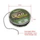 thumbnail image 3 of 55lb 5m Leadcore Braided Camouflage Carp Fishing Line Hair Rigs Lead Core Fishing Tackle, 3 of 5