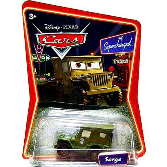 Disney Cars Supercharged Sarge Diecast Car