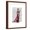 Brown Frame, variant on Art.com Glamour Fox in Pink Art Print by Fab Funky, 12" x 16"