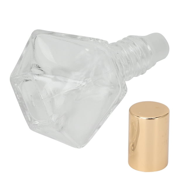 Roll On Botella Vacía de Perfume Recargable Botellas de Rodillo de Aceite Esencial de Aromaterapia de Vidrio con Diseño Compacto y Portátil para Dar Forma a la Feminidad y una ANGGREK Otros
