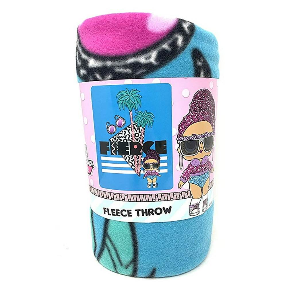 LOL Surprise Fleece Throw Blanket Free Stylin'