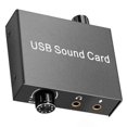thumbnail image 2 of USB Sound Card for Laptop Earphone Microphone Sound Card USB External, 2 of 5