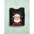 thumbnail image 3 of Happy Holidays Santa - Festive Men's Sweatshirt, 3 of 4