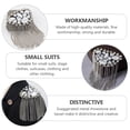 thumbnail image 5 of KAKOWELY 1Pc Metal Rhinestone Brooch Clothes Accessory Creative Tassel Shoulder Board,4.33"X2.95"X4.33", 5 of 5