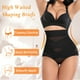 thumbnail image 3 of Panties moldeadores de control de abdomen para mujeres, faja de talle alto, ropa interior moldeadora, panty faja (paquete negro + beige, grande), 3 of 5