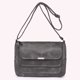thumbnail image 1 of Bolso bandolera de cuero para mujer, bolso cruzado informal, bolso de viaje de trabajo (gris), 1 of 5