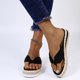 thumbnail image 4 of Moda mujer correa de tobillo verano sandalias planas chanclas Shose Wmkox8yii hj789, 4 of 7