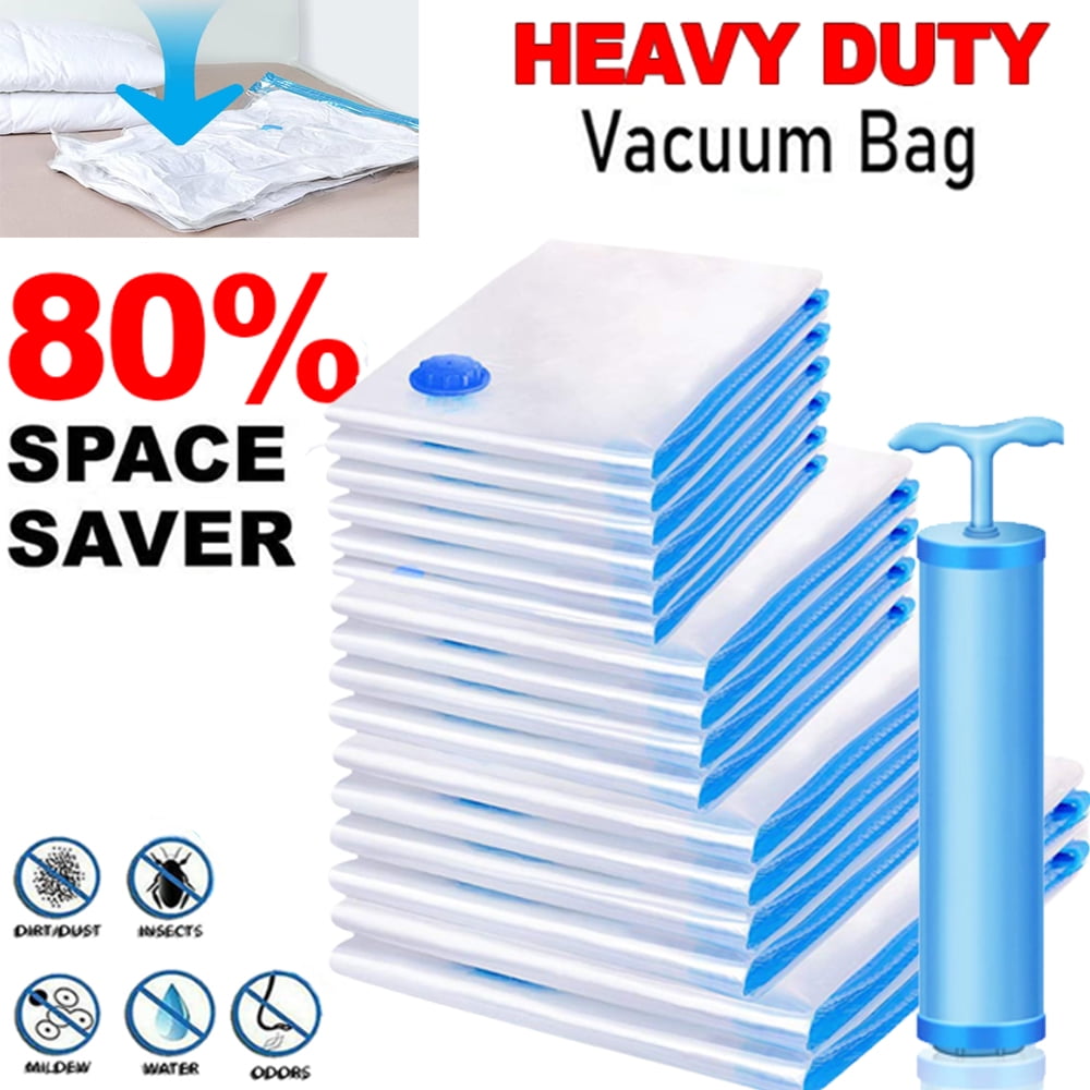 Vacuum Storage Bags Space Saving Bags for Comforters Clothes Pillow