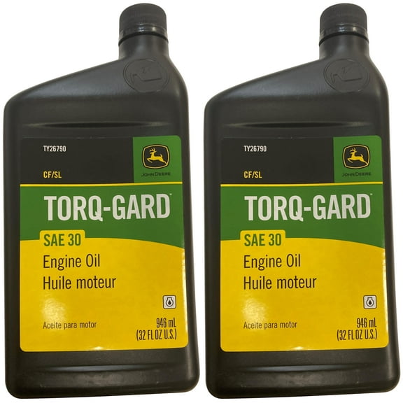 John Deere (2-Pack) Original Equipment 32 oz. SAE 30 Oil - TY26790