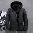 thumbnail image 2 of Hombres Sólido Casual Sombrero Desmontable Espesar Multi Bolsillo Cremallera Chaqueta Abrigos Pompotops oipoqjl20160, 2 of 3