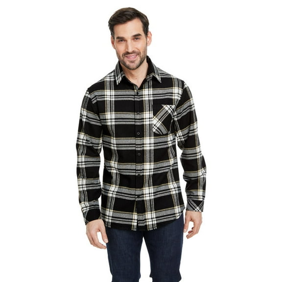 Burnside Open Pocket Long Sleeve Flannel Shirt