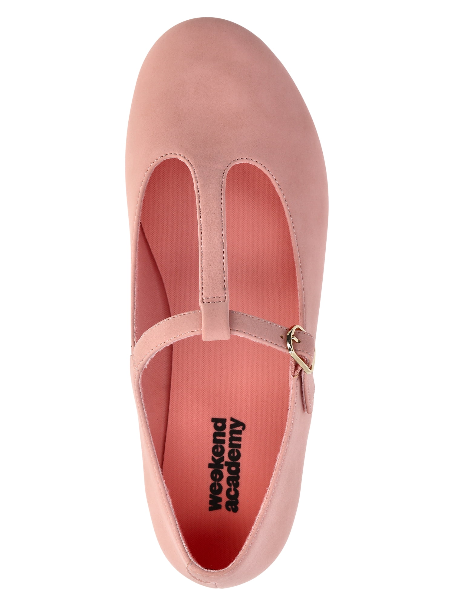 Weekend Academy Girls T-Strap Flats