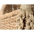 thumbnail image 4 of Kouboo Handles Seagrass Storage Baskets Brown, 4 of 7
