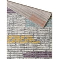 thumbnail image 3 of L'Baiet Alice Grey Striped 5' x 7' Rug, 3 of 5