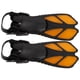 thumbnail image 3 of Aletas De Snorkel, Aletas De Buceo Largas Aletas De Talón Abierto Altamente Flexibles Suaves Ajustables Naranja Para Buceo De Verano Para Natación Para Buzos Cergrey METRO, 3 of 8