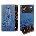 thumbnail image 1 of Case For IPhone 17 Pro Max/17 Pro/17 Air/17, Genuine Leather Shell With Card Insertion Anti-Fall Holder Cover, 1 of 5