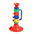 thumbnail image 1 of LEEYNEER Kids Trumpet Toy Toddlers Boys Girls Plastic Colorful Trumpet Classical Music Learning Beginner Early Education Portable Musical Instruments Toy, 1 of 8