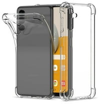 Dteck for Samsung Galaxy A13 5G Case, Crystal Clear Cover with Shock-Absorbing Bumper, Thin Slim Flexible TPU Rubber Soft Silicone Protective Phone Case Cover for Samsung Galaxy A13 5G,Clear