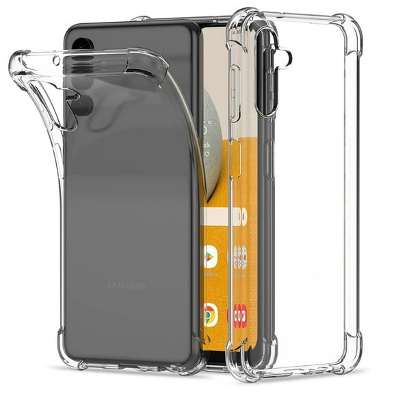 Dteck for Samsung Galaxy A13 5G Case, Crystal Clear Cover with Shock-Absorbing Bumper, Thin Slim Flexible TPU Rubber Soft Silicone Protective Phone Case Cover for Samsung Galaxy A13 5G,Clear