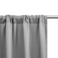 thumbnail image 3 of Mainstays Southport Textured Light Filtering Curtain Panel Pair, Set of 2, Grey, 40"W x 84"L, 3 of 8