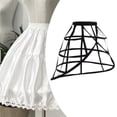 thumbnail image 5 of Cage Hoop Skirt Petticoat Dress Crinoline Metal Structure Costume Accessory for Women Cosplay Events, 5 of 7