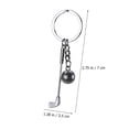 thumbnail image 2 of CRILSTYLEO 3Ud Llavero Deportivo Con Bola De Golf En Metal Para Uso Práctico Y Decorativo, 2 of 8